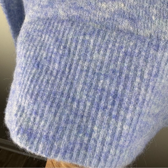 Banana Republic Women's Size XS Sweater Blue Long Sleeve Merino Wool, Alpaca - Picture 4 of 13